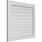 Ekena Millwork Vertical Surface Mount PVC Gable Vent: Functional, w/ 3-1/2"W x 1"P Standard Frame, 38"W x 34"H GVPVE38X3401SF - alternate 4